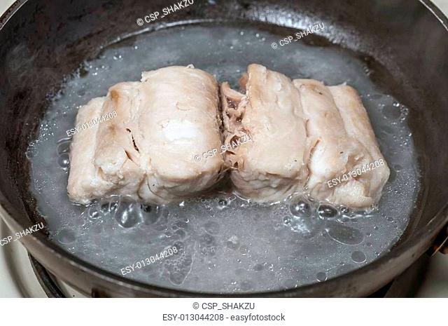 Cooking fish fillet