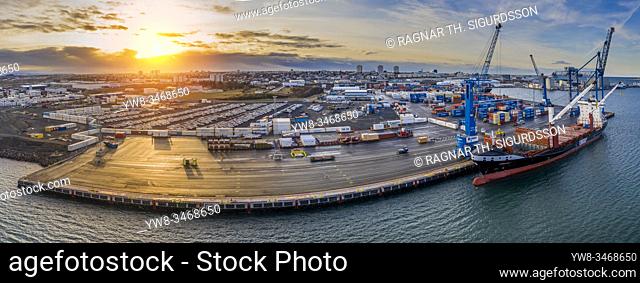 Reykjavik Harbor, shipping port, Reykjavik, Iceland
