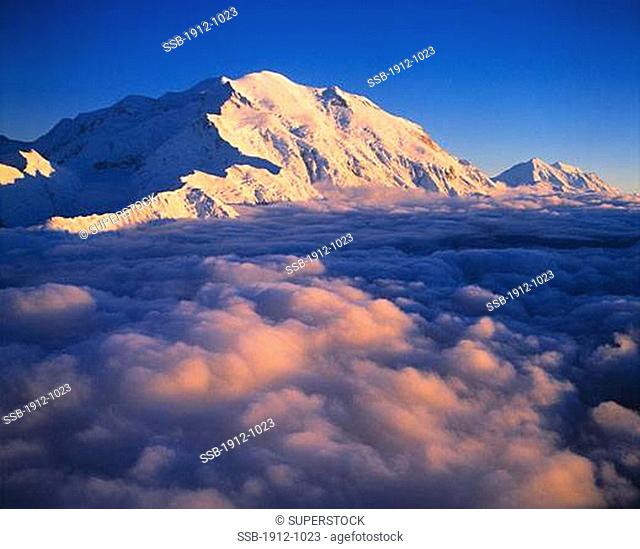 Denali Mount Mckinley above Clouds Denali National Park Preserve Alaska