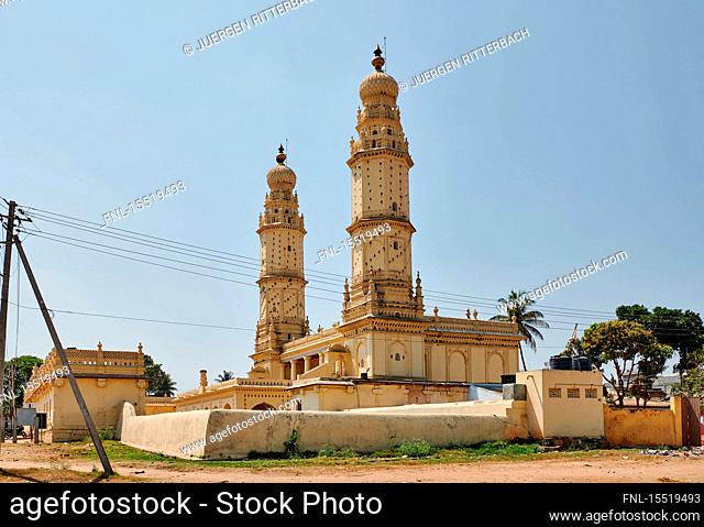 Jamia Masjid mosque, Shrirangapattana, Karnataka, Indien