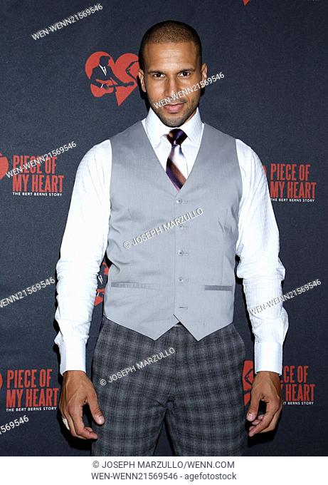Opening night party for 'Piece of My Heart: The Bert Berns Story' held at Espace - Arrivals Featuring: Sydney James Harcourt Where: New York, New York