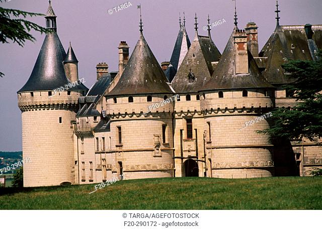 Castle. Chaumont-sur-Loire. Loire, France