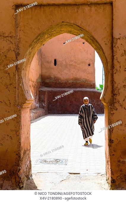 Gate of the City Ramparts, Marrakech (Marrakesh), Morocco, North Africa, Africa