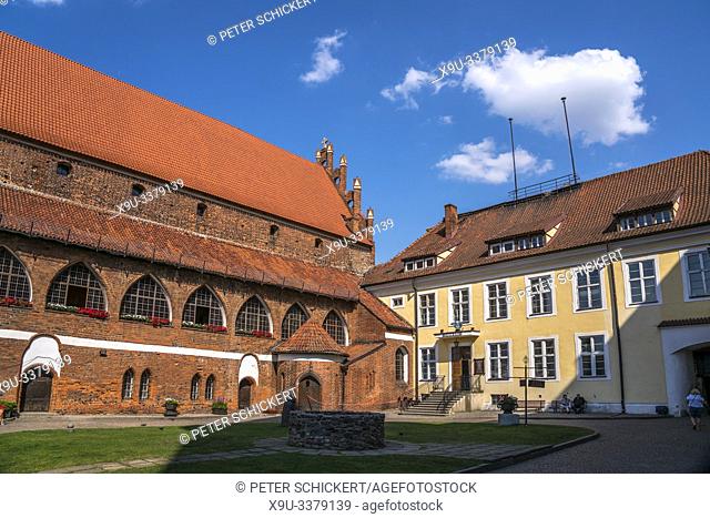 Innenhof des Schloss Olsztyn, Olsztyn / Allenstein, Ermland-Masuren, Polen, Europa | Olsztyn Castle courtyard, Olsztyn, Warmian-Masurian, Poland, Europe