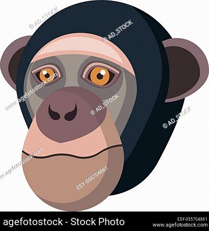 Monkey face cartoon Stock Photos and Images | agefotostock