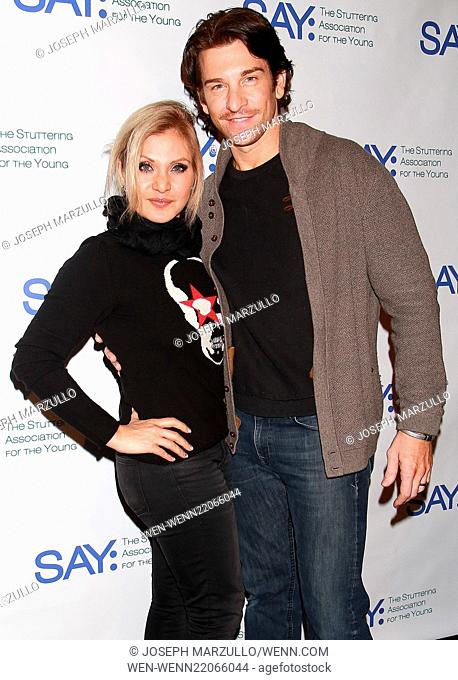 Third Annual SAY all-star bowling benefit held at Lucky Strike Lanes - Arrivals Featuring: Orfeh, Andy Karl Where: New York, New York