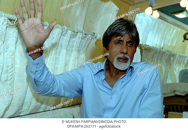 Indian Bollywood Hindi Film Actor, Amitabh Bachchan, Mumbai, Maharashtra, India, Asia