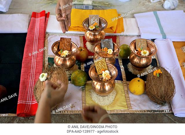 Ritual ; Narayan Bali ; Chanond ; Gujarat ; India