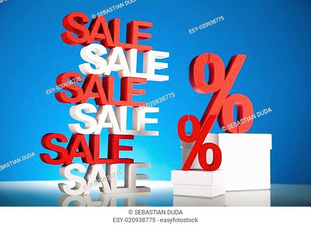 Sale, percent concept