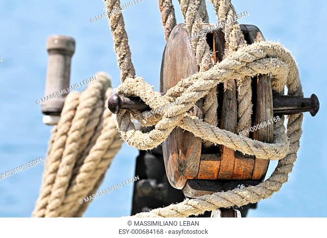 Old sailing equipment
