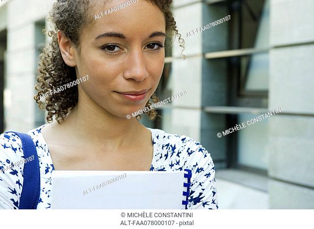 Female college student, portrait