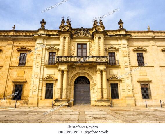 Real Fabrica de Tabacos de Sevilla, Neoclassical building & former tobacco factory, now Seville University - Seville, Spain