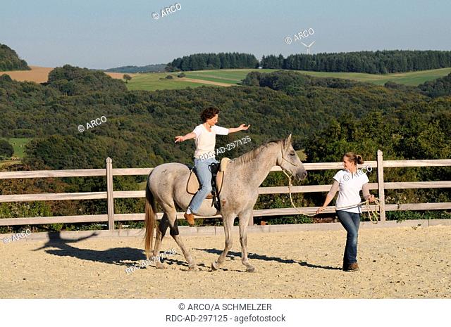 Therapy with Horses, Akhal-Teke / leadline, feeling, riding instructor