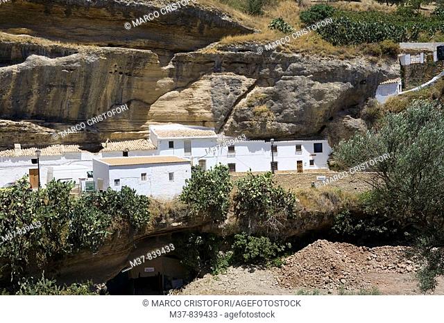 Setenil de las Bodegas, White Towns of Andalusia. Cadiz province, Andalucia, Spain