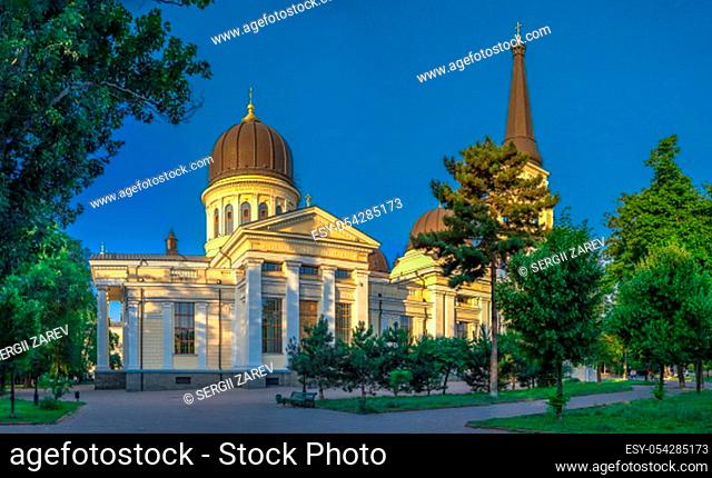 Odessa Orthodox Cathedral of the Saviors Transfiguration in Ukraine, Europe