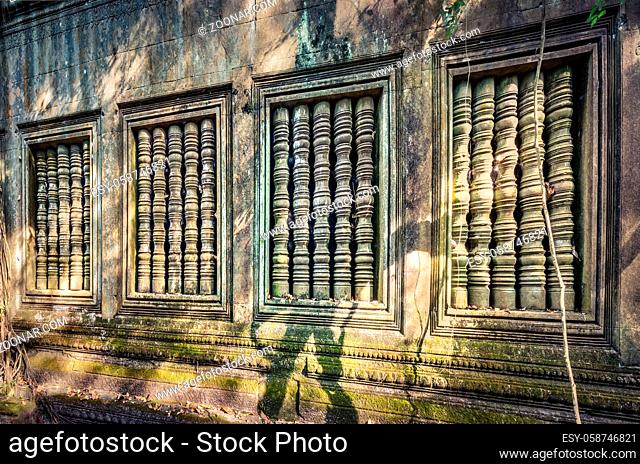 Beng Mealea or Bung Mealea temple at morning time. Siem Reap. Cambodia