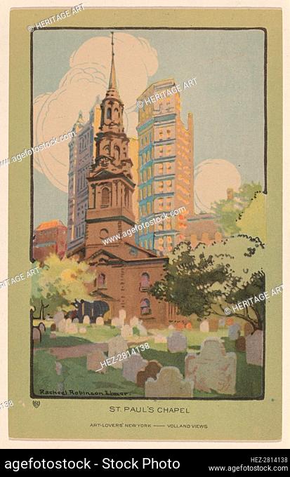 St. Paul's Chapel, 1914. Creator: Rachael Robinson Elmer