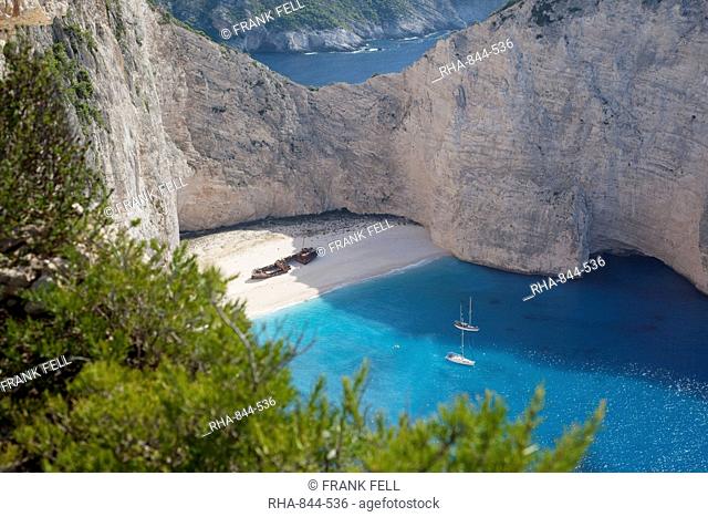 Shipwreck Bay, Zakynthos, Ionian Islands, Greek Islands, Greece, Europe
