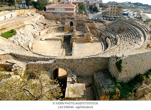 Roman amphitheatre. Tarragona. Spain