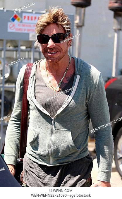 Mickey Rourke goes for lunch at Cafe Roma Featuring: Mickey Rourke Where: Los Angeles, California, United States When: 25 Jul 2015 Credit: WENN.com