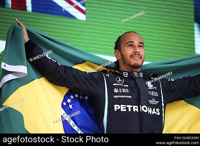 # 44 Lewis Hamilton (GBR, Mercedes-AMG Petronas F1 Team), F1 Grand Prix of Brazil at Autodromo Jose Carlos Pace on November 14, 2021 in Sao Paulo, Brazil