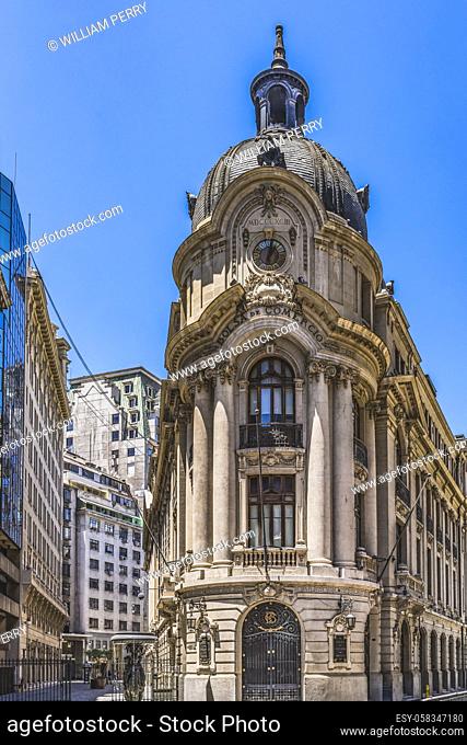 Commercial Stock Exchange Bolsa de Comercio Santiago Chile