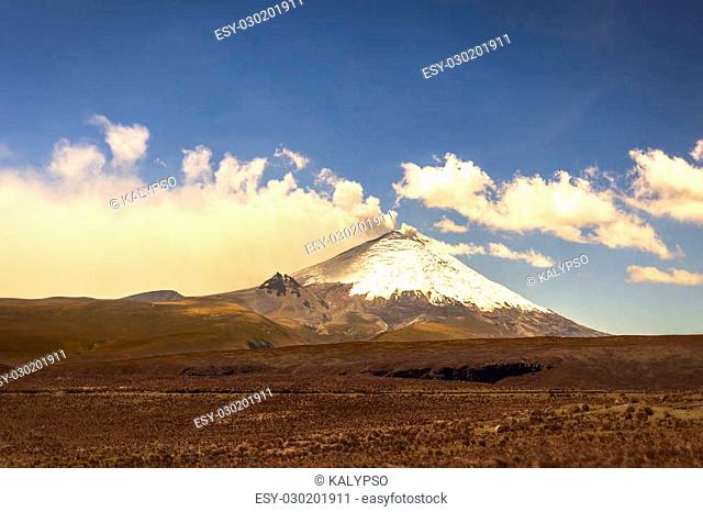 Cotopaxi Volcano Is Part Of The Chain Of Volcanoes Around The Pacific Plate Known As The Pacific Ring Of Fire, South America