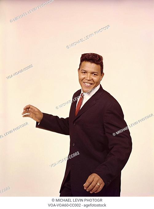 Chubby Checker in publicity portrait, 1960