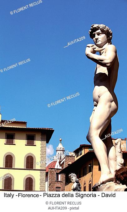 Italy - Florence - Piazza della Signoria - David