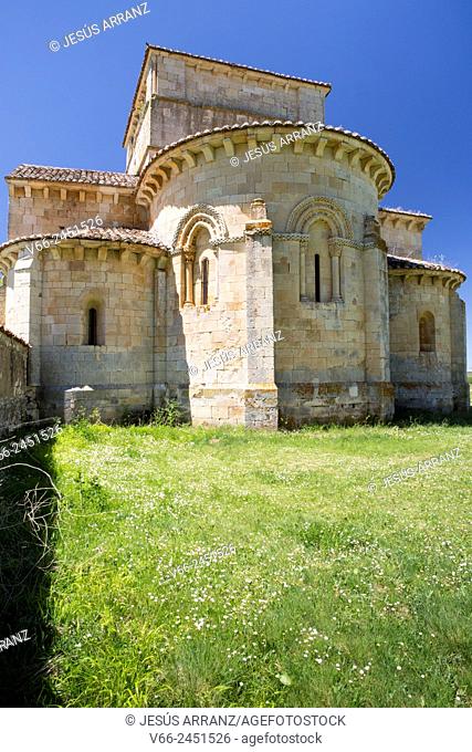 Romanesque church of Santa Eufemia de Cozollos, Olmos de Ojeda, Palencia, Spain