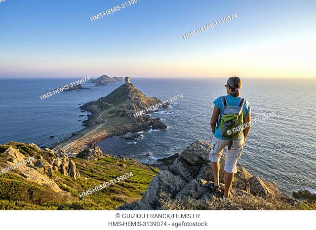 France, Corse-du Sud (2A), Gulf of Ajaccio, Parata Pointe and Sanguinaires islands