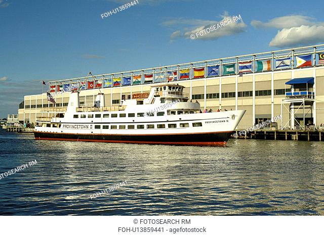 Boston, MA, Massachusetts, Boston Inner Harbor, Provincetown II Cruise Ship