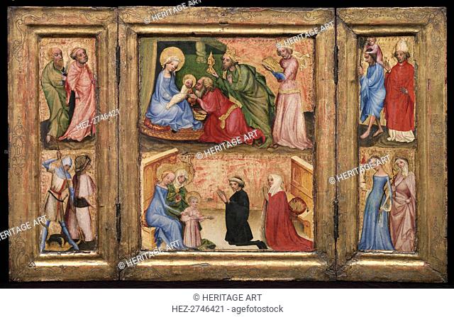 Triptych with the Adoration of the Magi , c. 1424. Creator: Unknown