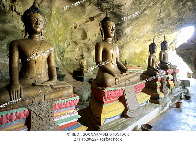 Thailand, Phang-Nga province, Wat Suvannakuha Cave Temple