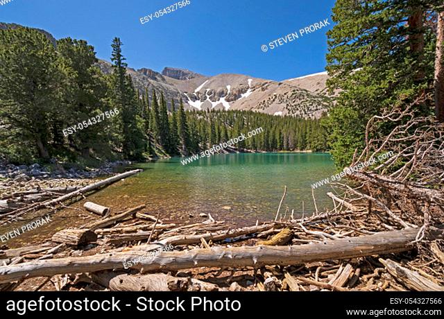 Serene View of Teresa Lake in Summer in Great Basin National Park in Nevada
