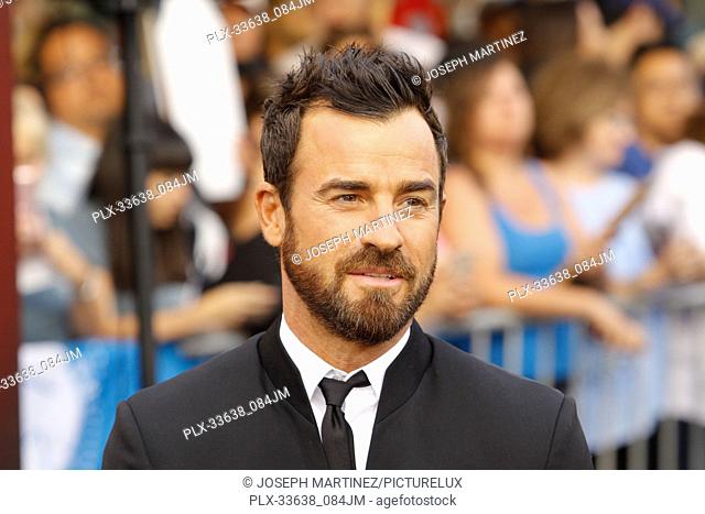 Justin Theroux at the Premiere of Lionsgate's ""The Spy Who Dumped Me"" held at the Fox Village Theater in Westwood, CA, July 25, 2018