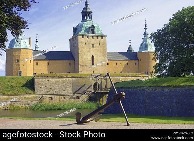 The mediaeval Kalmar castle in Kalmar, Smaland, Sweden, Scandinavia