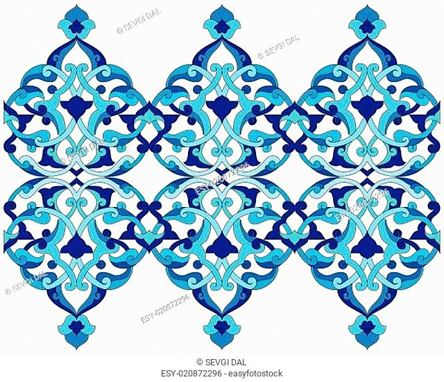 artistic ottoman pattern series sixty six