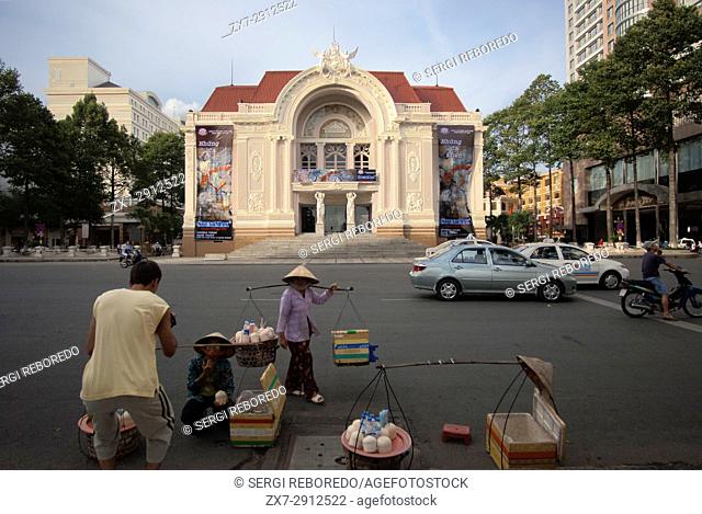 Municipal Theatre, Opera House, Ho Chi Minh City (Saigon), Vietnam, Indochina, Southeast Asia