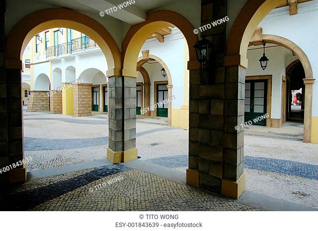 Various arches of Portuguese architectures