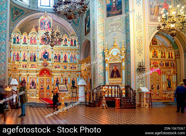 Sviyazhsk/Russia-05.07.2020:Inside the Sviyazhsk mail monastery