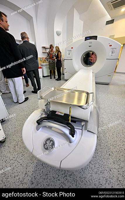Ceremony opening of PET/CT diagnostic center, advanced imaging technique that combines positron emission tomography PET and computed tomography CT into a single...