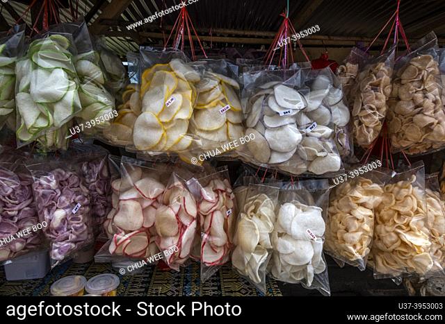 Telaga Air roadside foods stalls, Matang, Sarawak, East Malaysia, Borneo