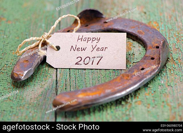 horse shoe as talisman for new years 2017