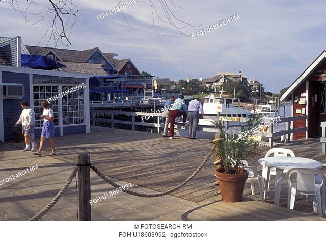 Hilton Head, SC, South Carolina, Boardwalk at South Beach Marina Village on Hilton Head Island