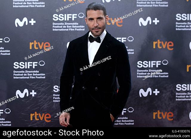 Miguel Angel Silvestre asistió a Red Carpet La Mesias durante el 71o Festival Internacional de Cine de San Sebastián en el Palacio Kursaal el 30 de septiembre...