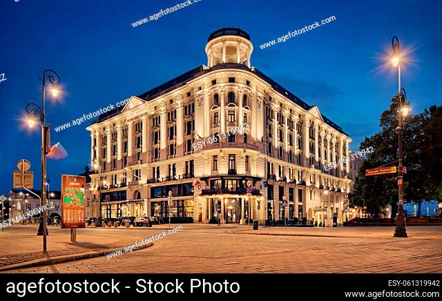 Poland, Warszawa, Warsaw - The 5 star Hotel Bristol in the Krakowskie Przedmiescie