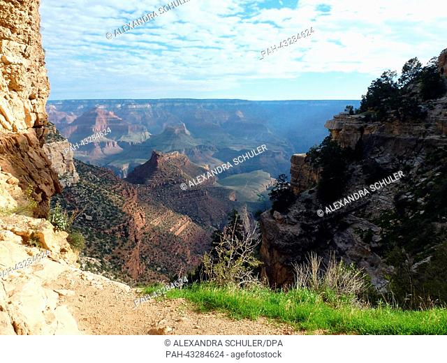 View of the Grand Canyon from the South Rim, USA, 06 September 2013. On 11 January 1908 the area around the Grand Canyon was declared a national monument and on...