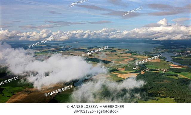 Aerial photograph, Mueritz, nature preserve, Mueritz National Park, Mecklenburg Lake District, Rechlin, Mecklenburg-Western Pomerania, Germany, Europe