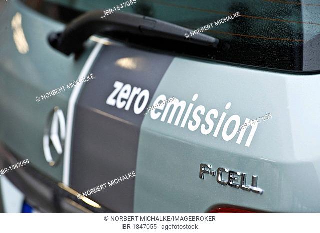 Hydrogen fuel cell vehicle, Mercedes B-class zero-emission, Berlin, Germany, Europe